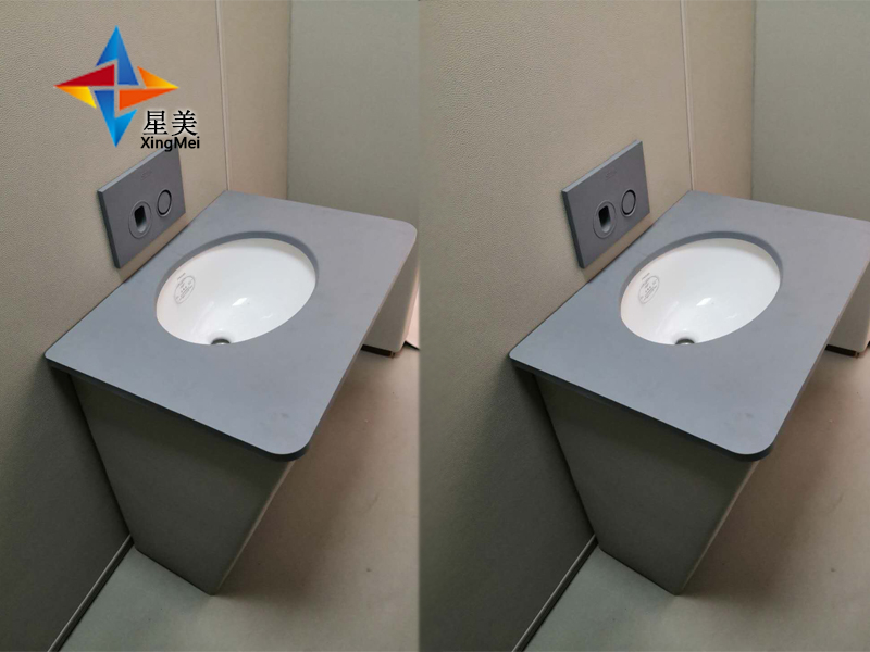 紀(jì)委談話室專用防撞硅膠洗手臺(tái)，硅膠洗手盆