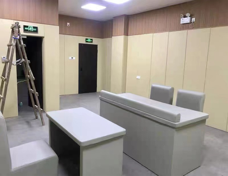 審訊室防撞墻板該如何安裝，廣州星美建材防撞軟包